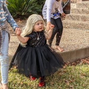 Adorable black tutu dress